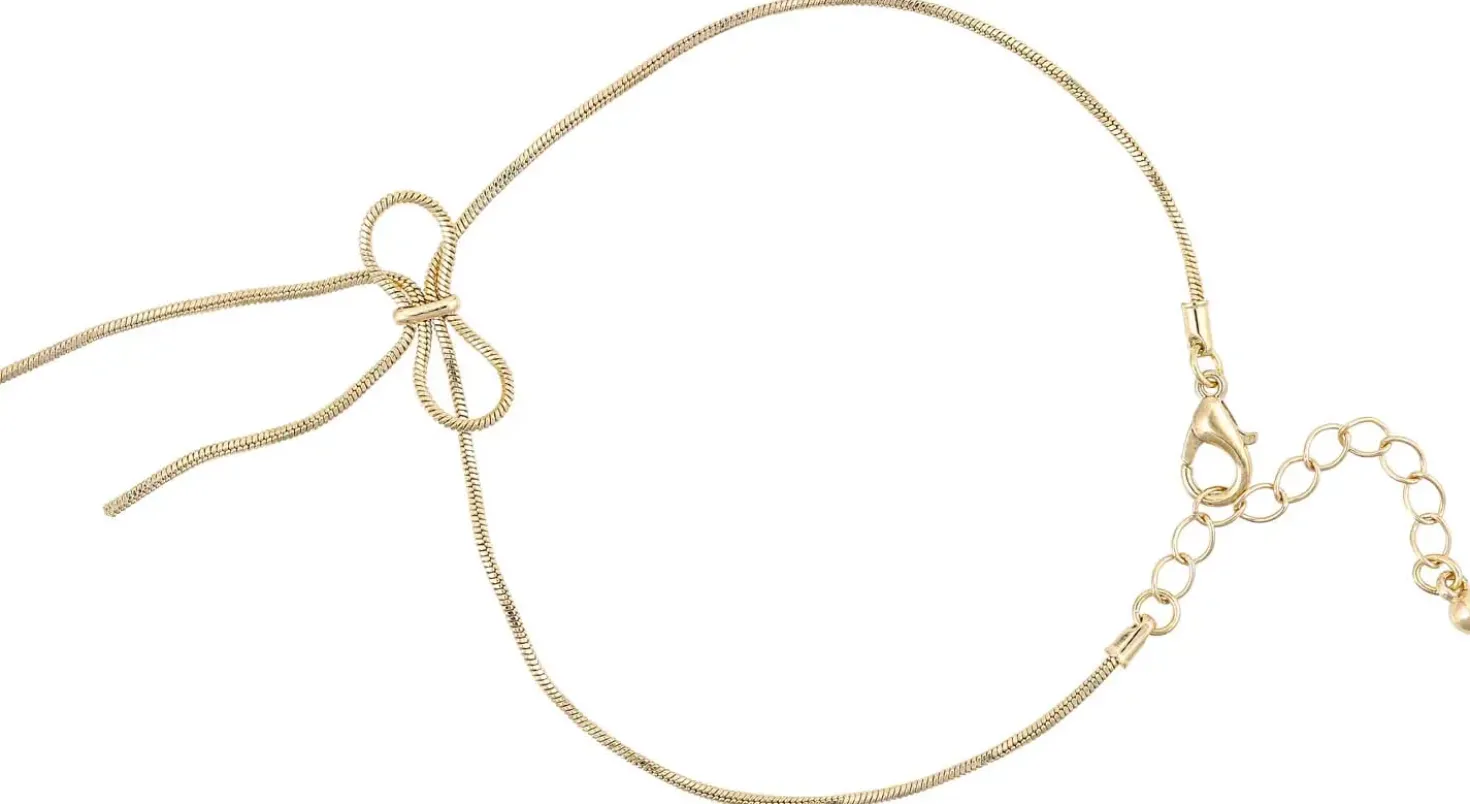 Fußkettchen - Golden Bow