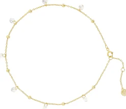 Fußkettchen - Zirconia Gold