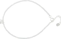 Fußkette - Silver White
