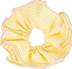 Haargummi - Striped Yellow