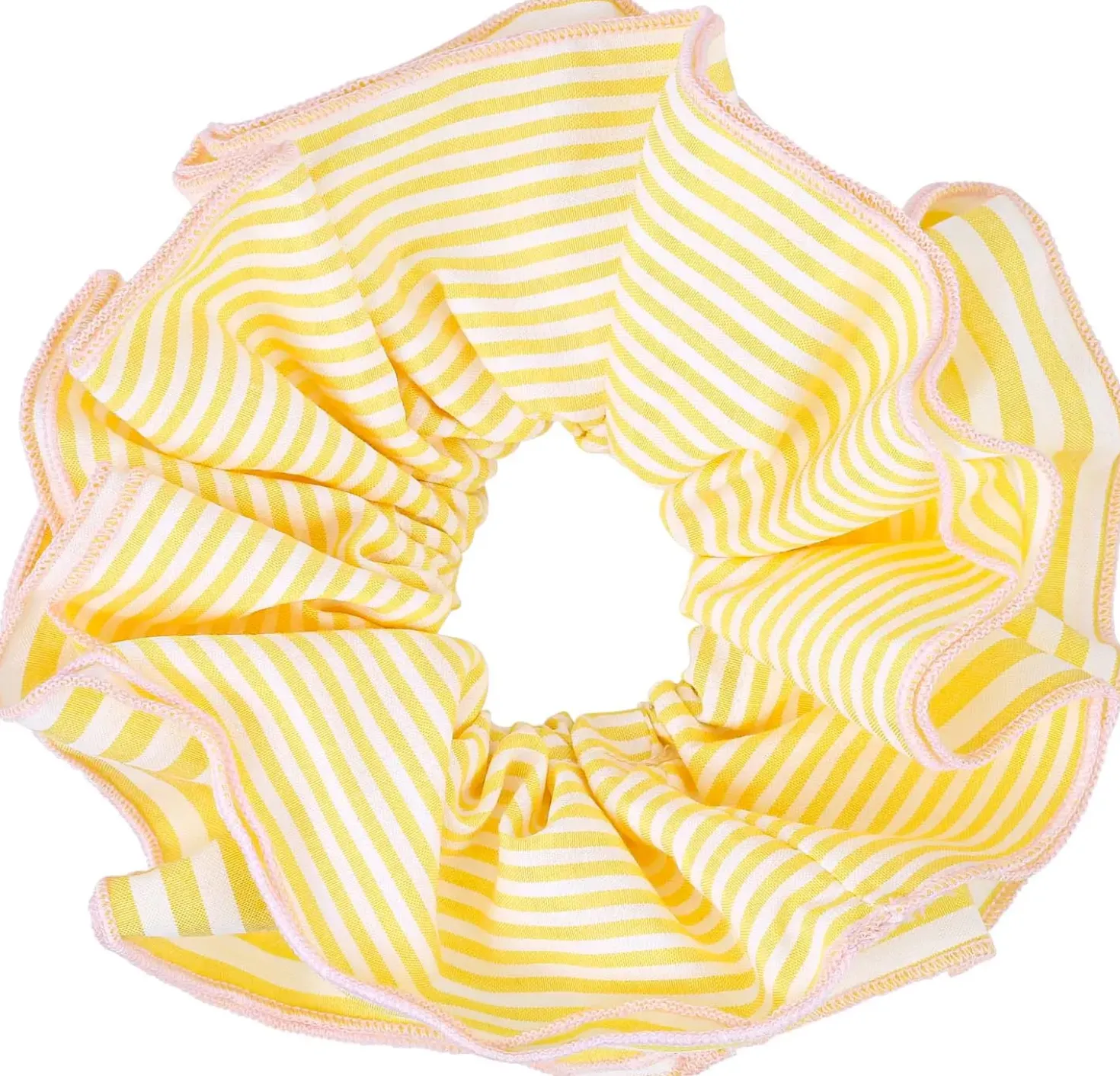 Haargummi - Striped Yellow