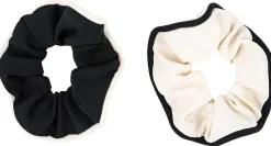 Haargummi-Set - Black White