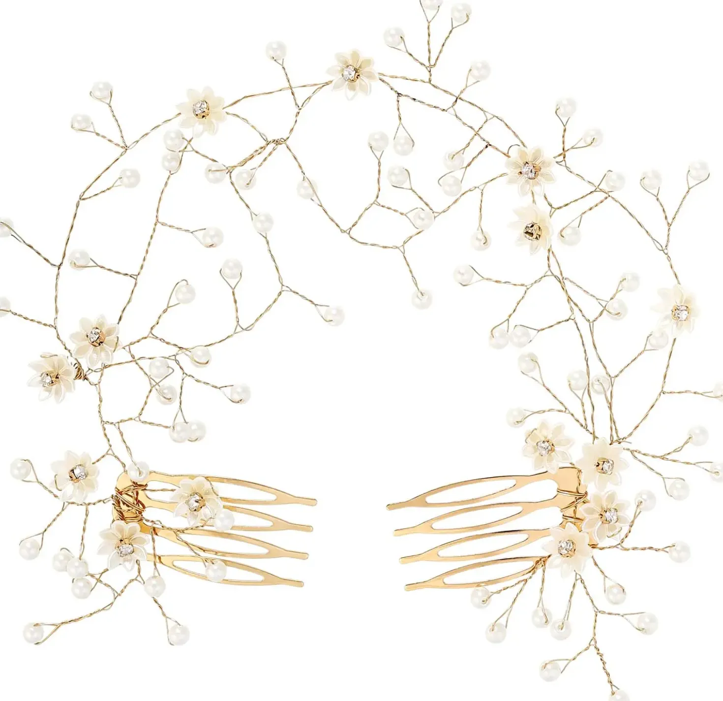 Haarkamm - Soft Flowers