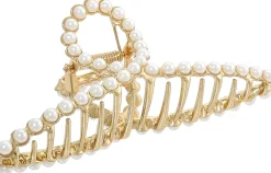 Haarklammer - Golden Pearl