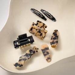 Haarklammer - Mini Leopard