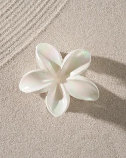 Haarklammer - White Aloha