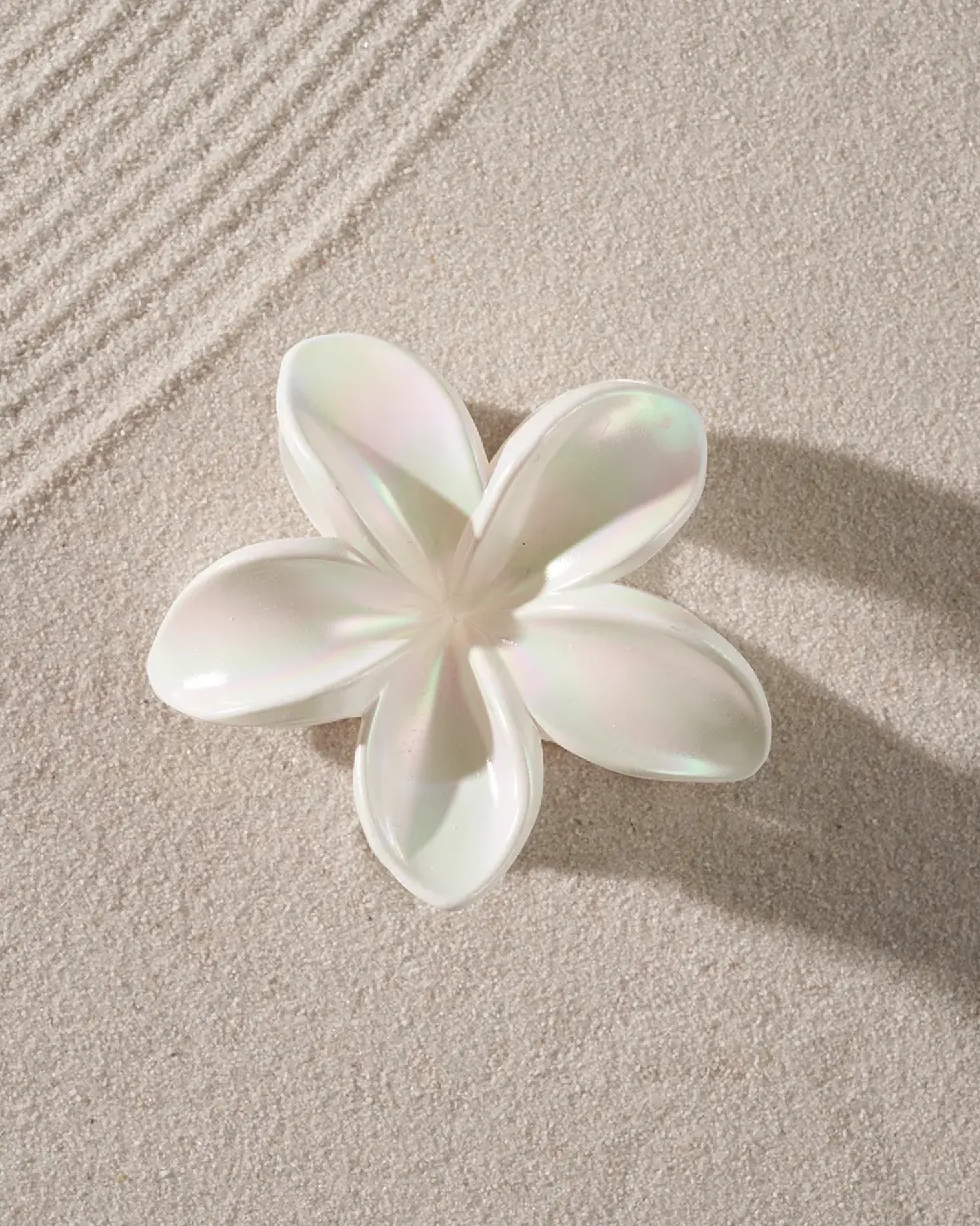 Haarklammer - White Aloha