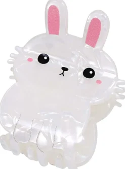Haarklammer - White Bunny