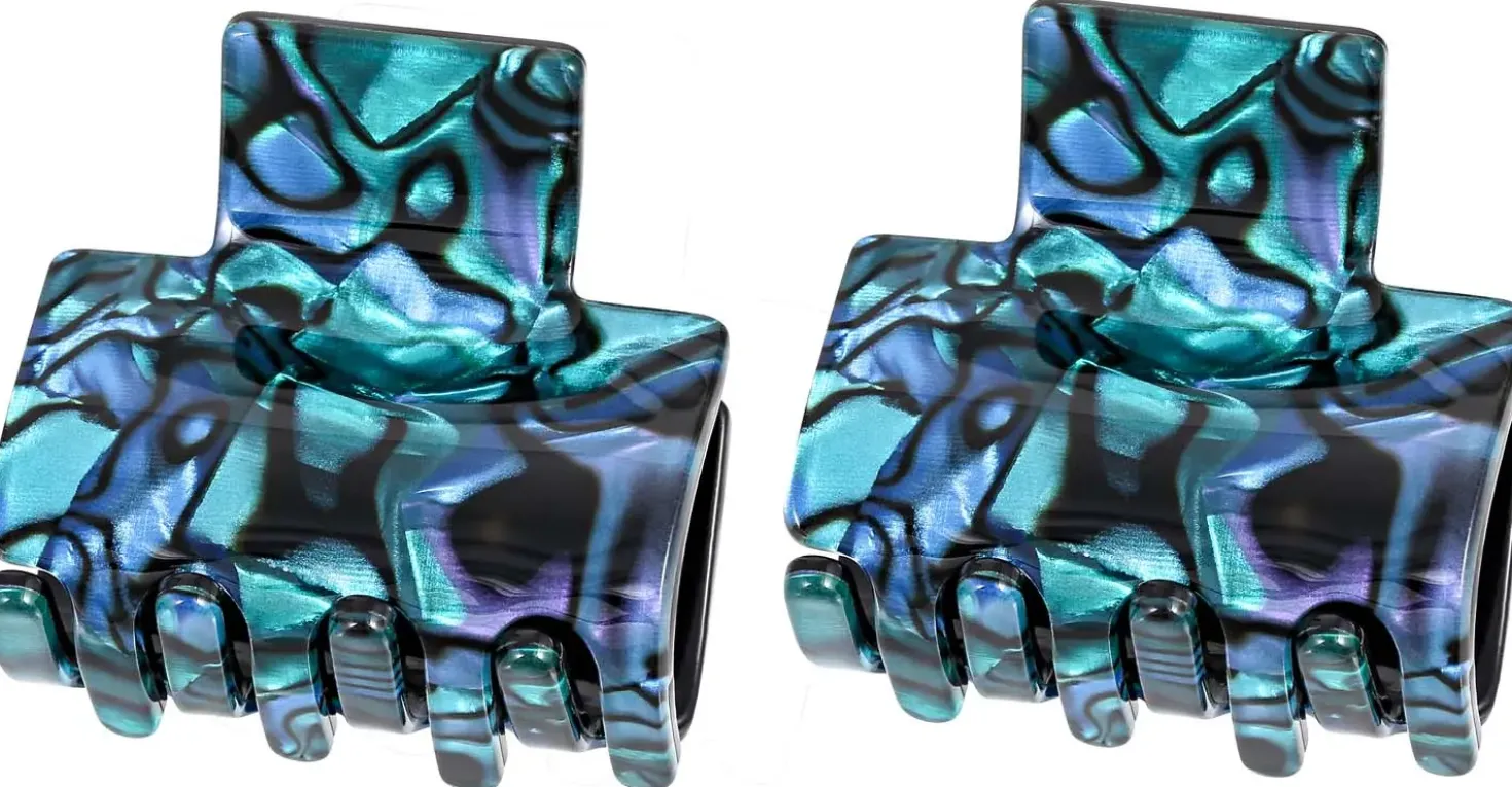 Haarklammer-Set - Blue Duo