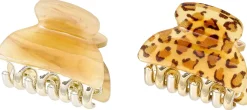 Haarklammer-Set - Golden Leo
