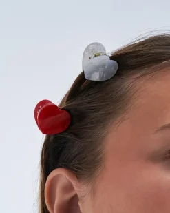 Haarklammer-Set - Mini Hearts
