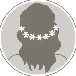 Haarnadel - Silver Petal