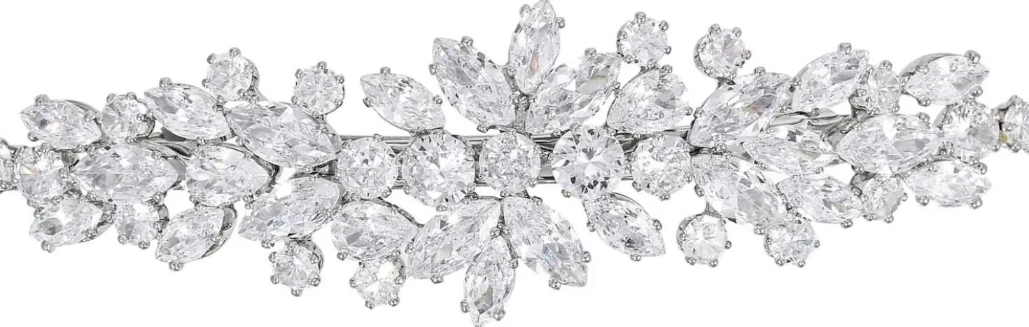 Haarspange - Floral Zirconia