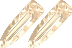 Haarspangen-Set - Hammered Gold
