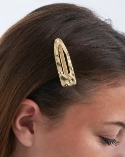 Haarspangen-Set - Hammered Gold