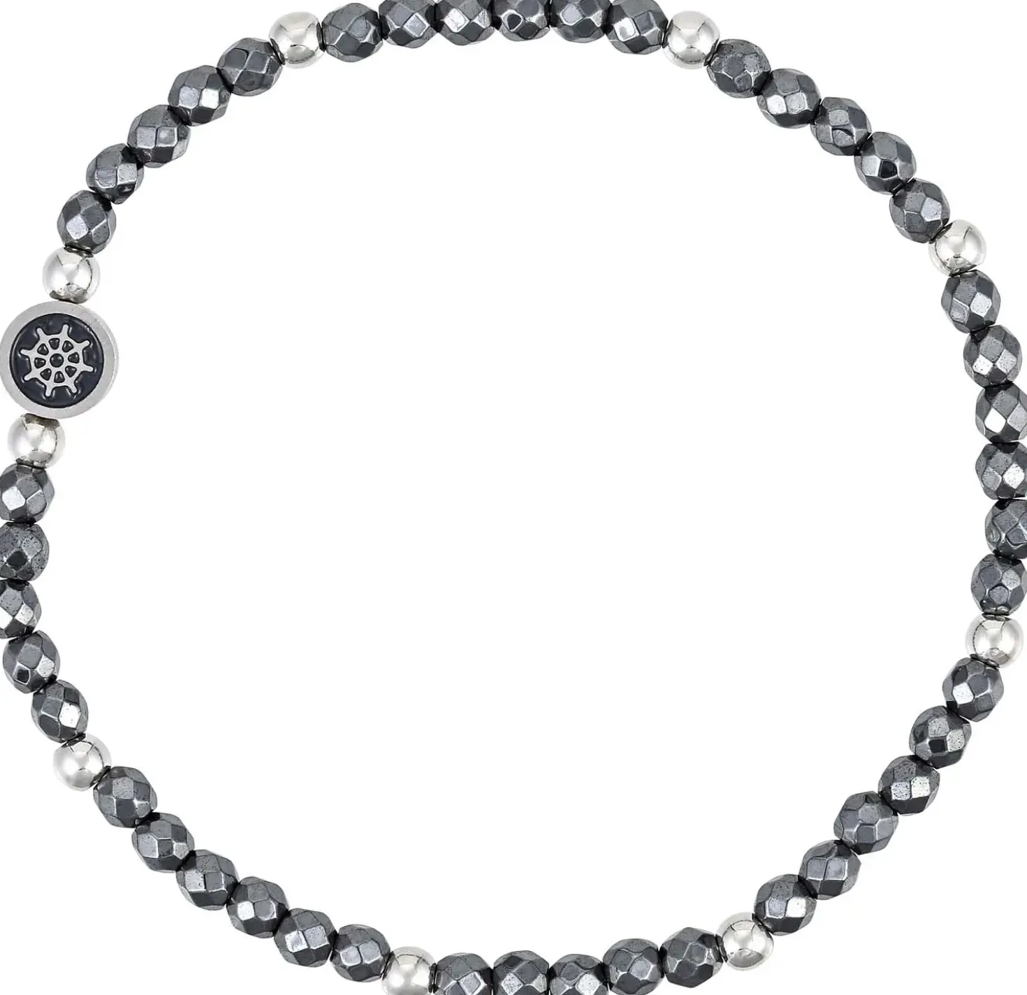 Herren Armband - Hematite Shine