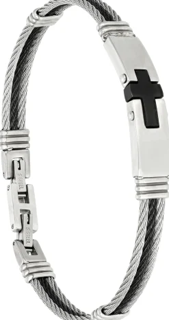 Herren Armband - Steel Cross
