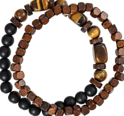 Herren Armband-Set - Brown Duo