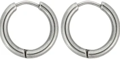 Herren Creolen - Round Stainless Steel