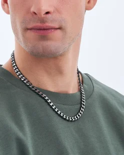 Herren Kette - Black Steel
