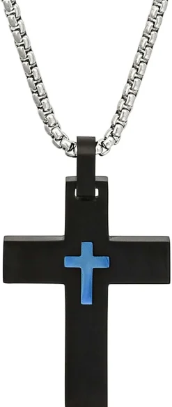 Herren Kette - Blue Cross