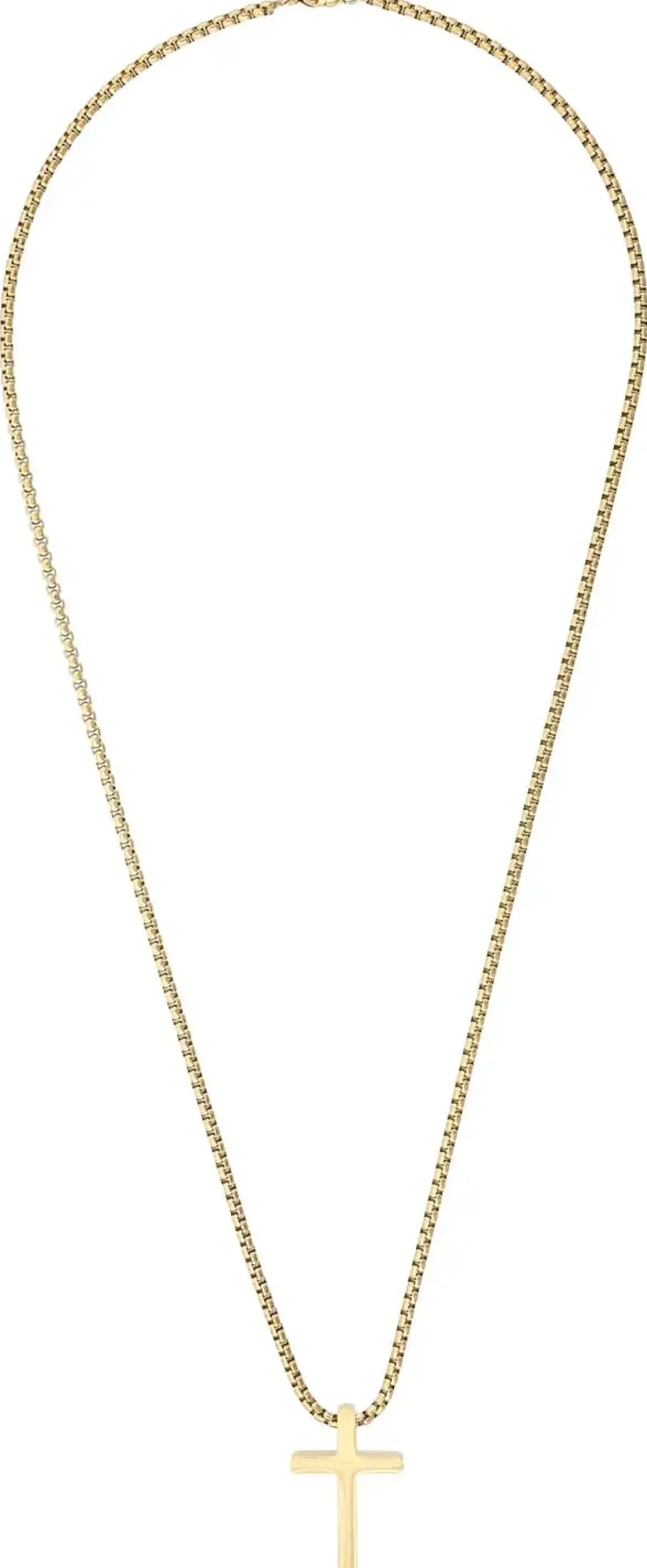 Herren Kette - Golden Cross