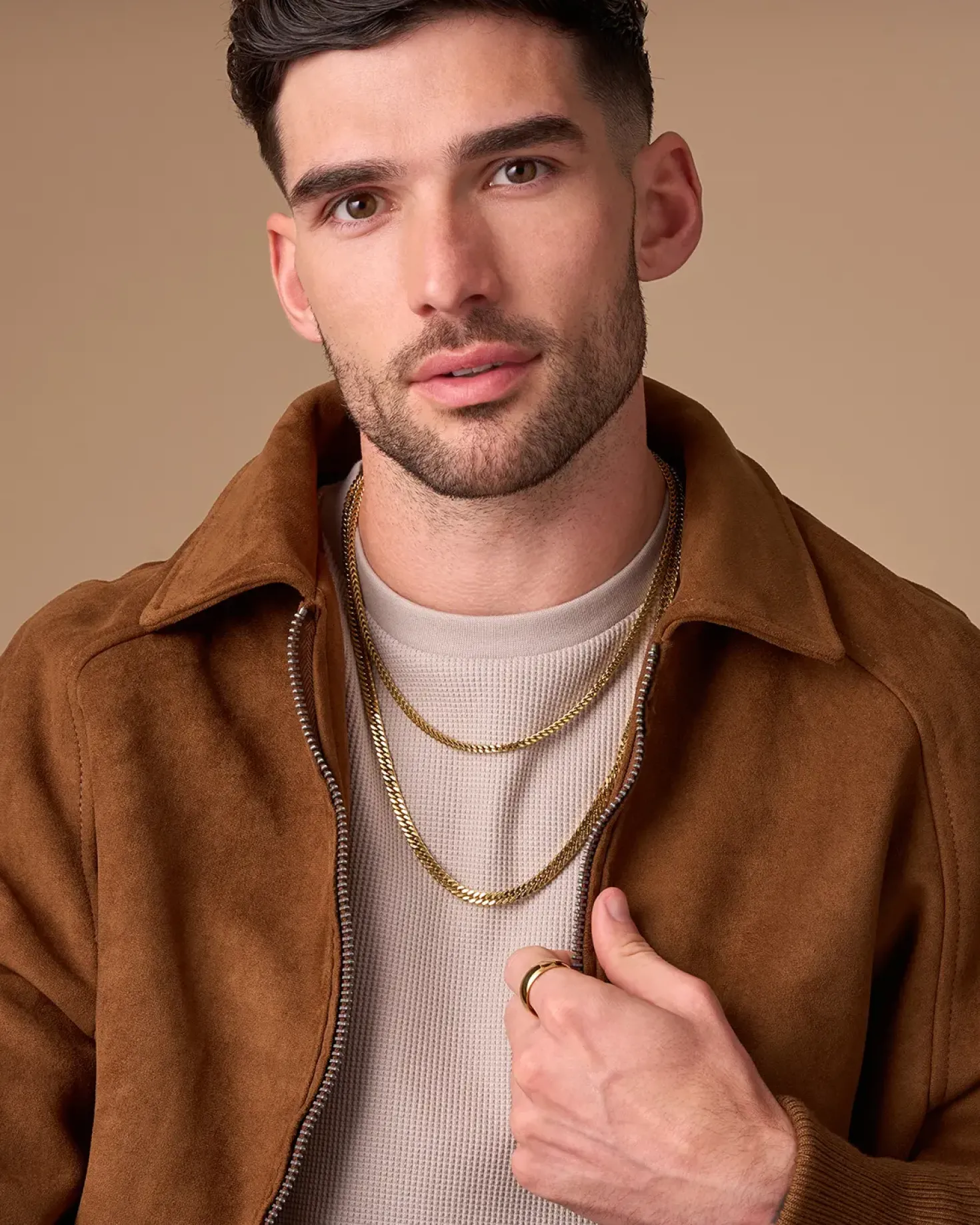 Herren Kette - Golden Vibe