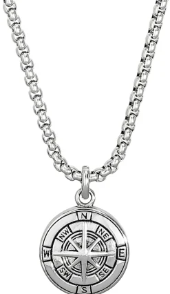Herren Kette - Silver Compass