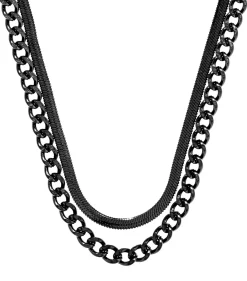 Herren Layering Kette - Perfect Black