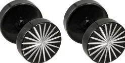 Herren Ohrstecker - Black Star