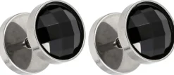 Herren Ohrstecker - Black Sparkle