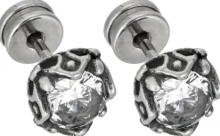 Herren Ohrstecker - Dark Rose