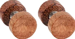 Herren Ohrstecker – Wood Circle