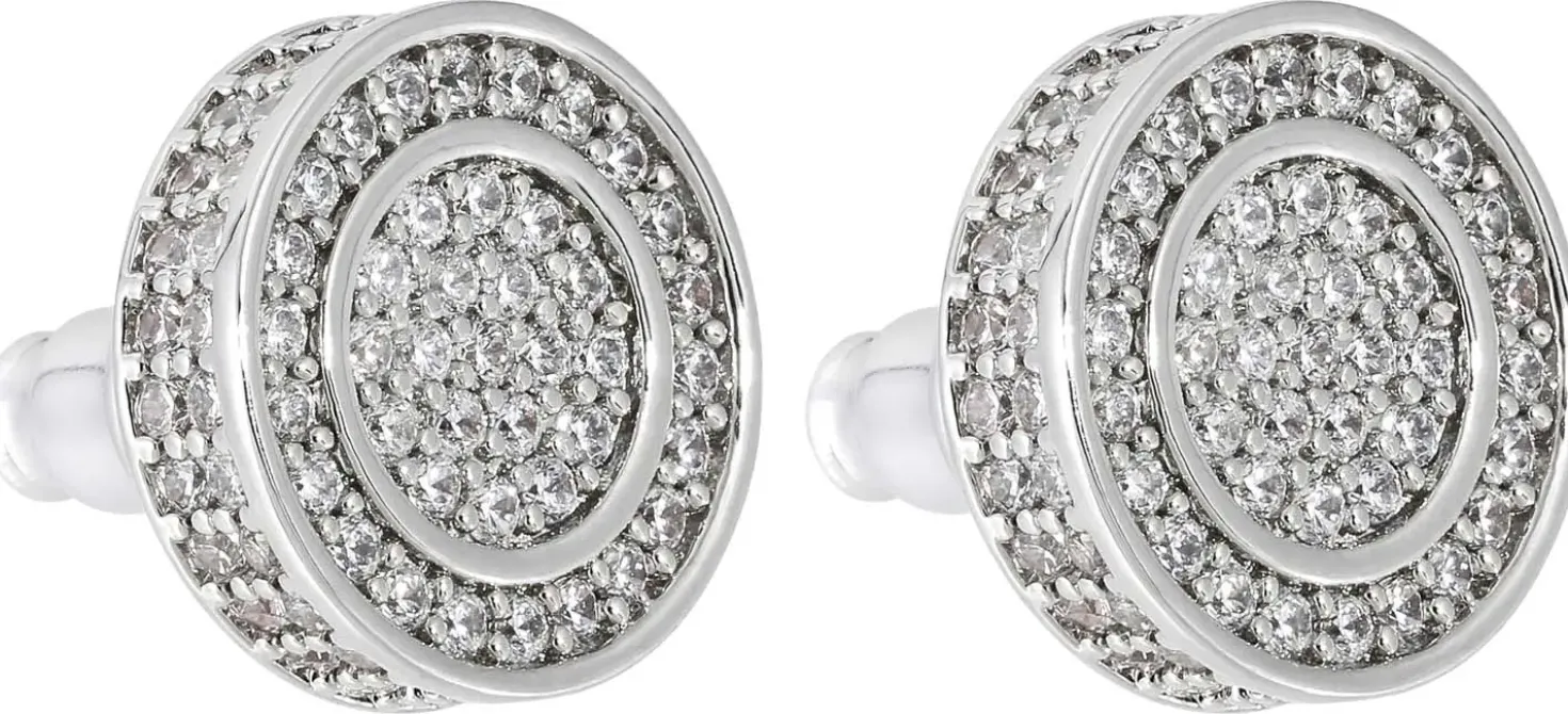 Herren Ohrstecker - Zirconia Circle