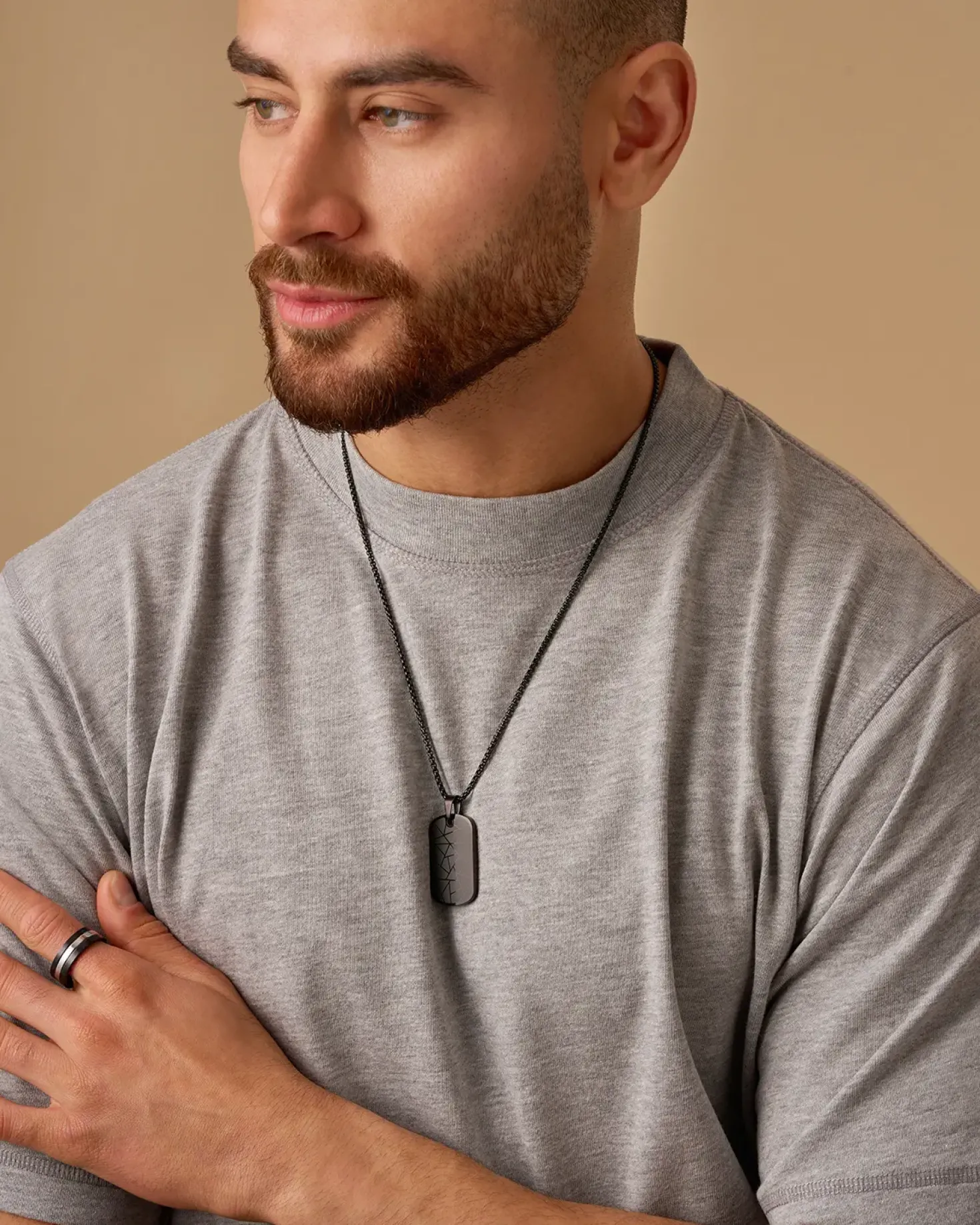 Herren Ring - Shiny Black