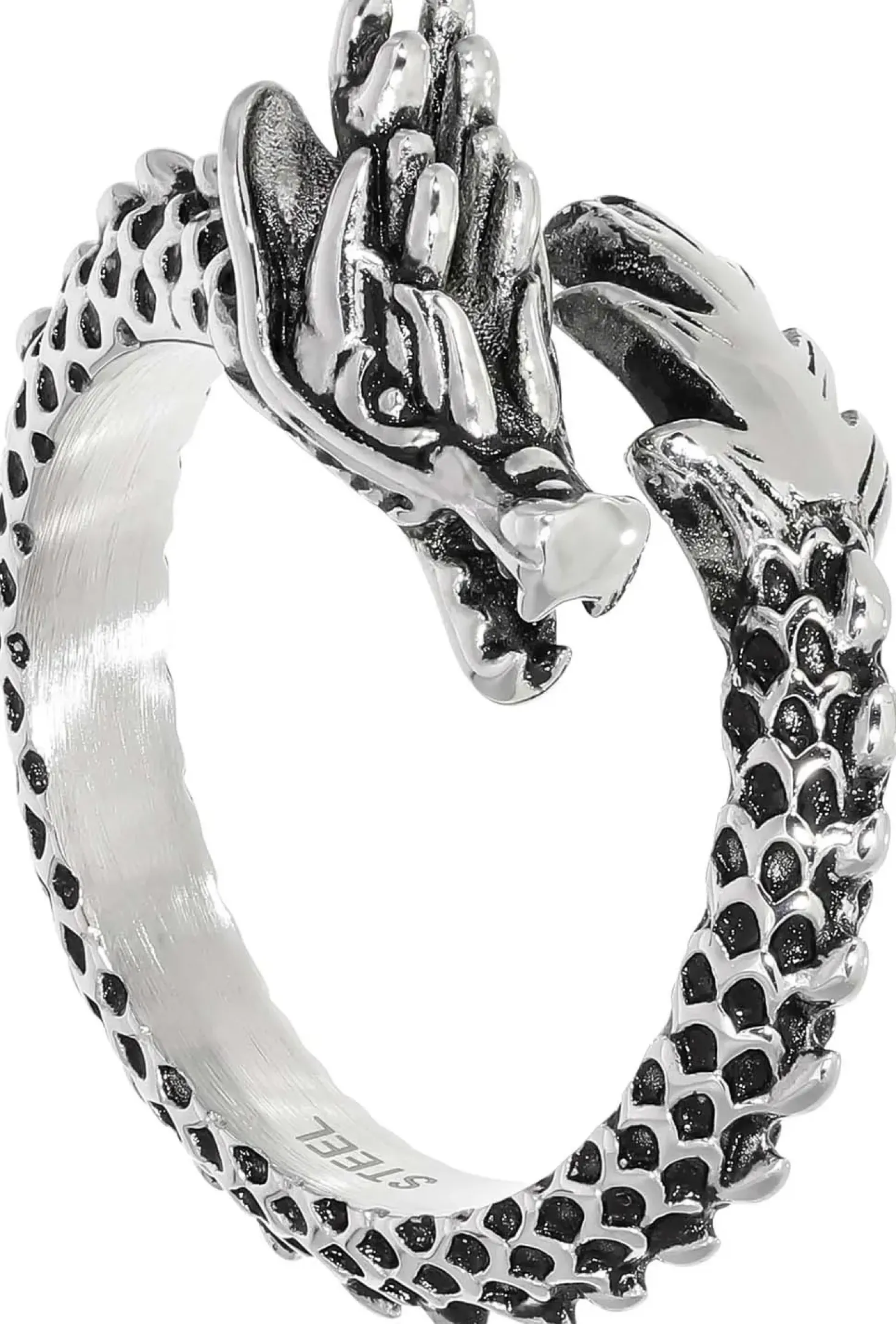Herren Ring - Steel Dragon