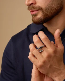 Herren Ring - Steel Dragon