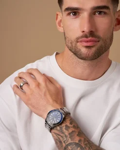Herren Uhr - Blue Morning