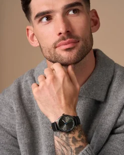Herren Uhr - Smoky Black