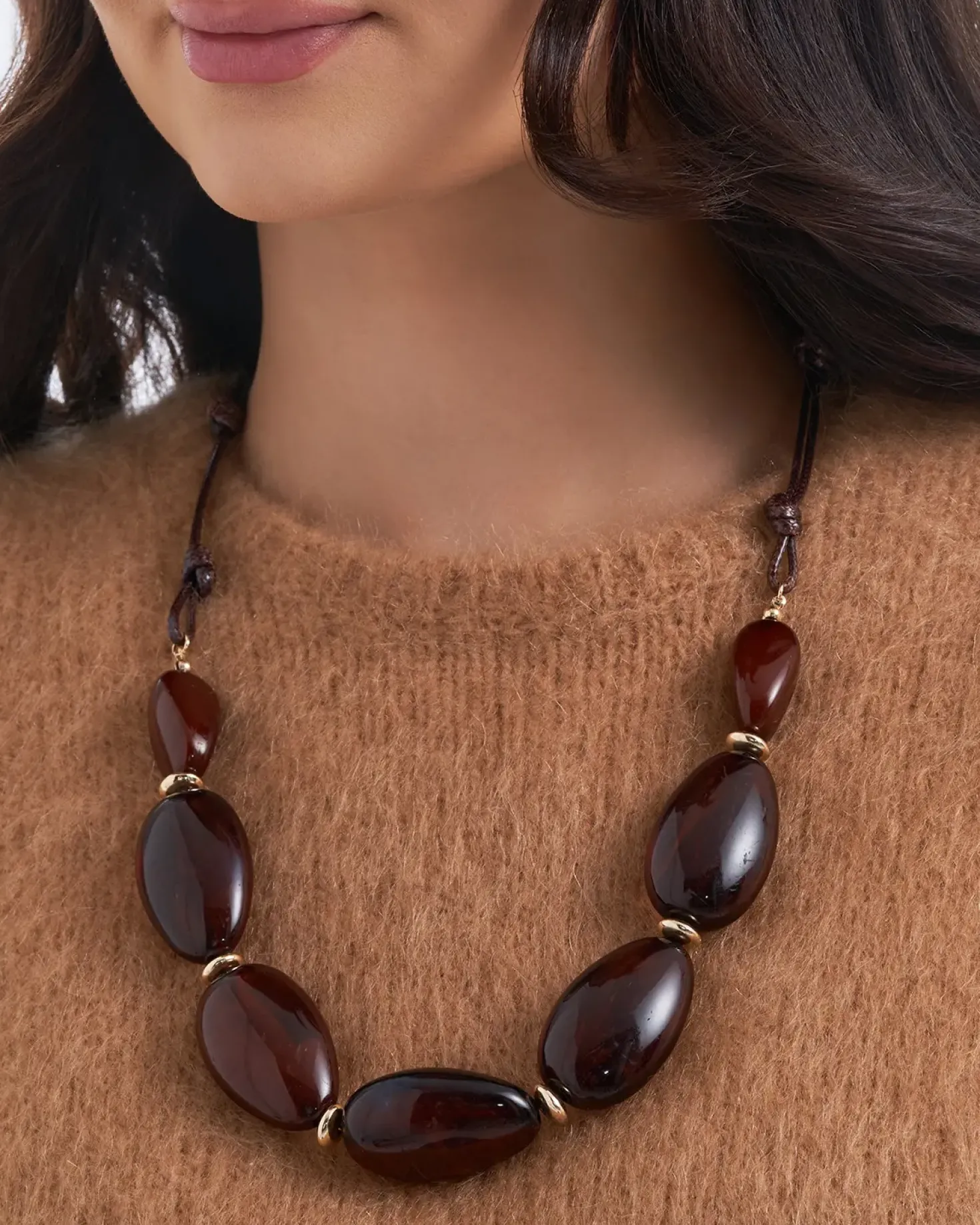 Kette - Brown Circles