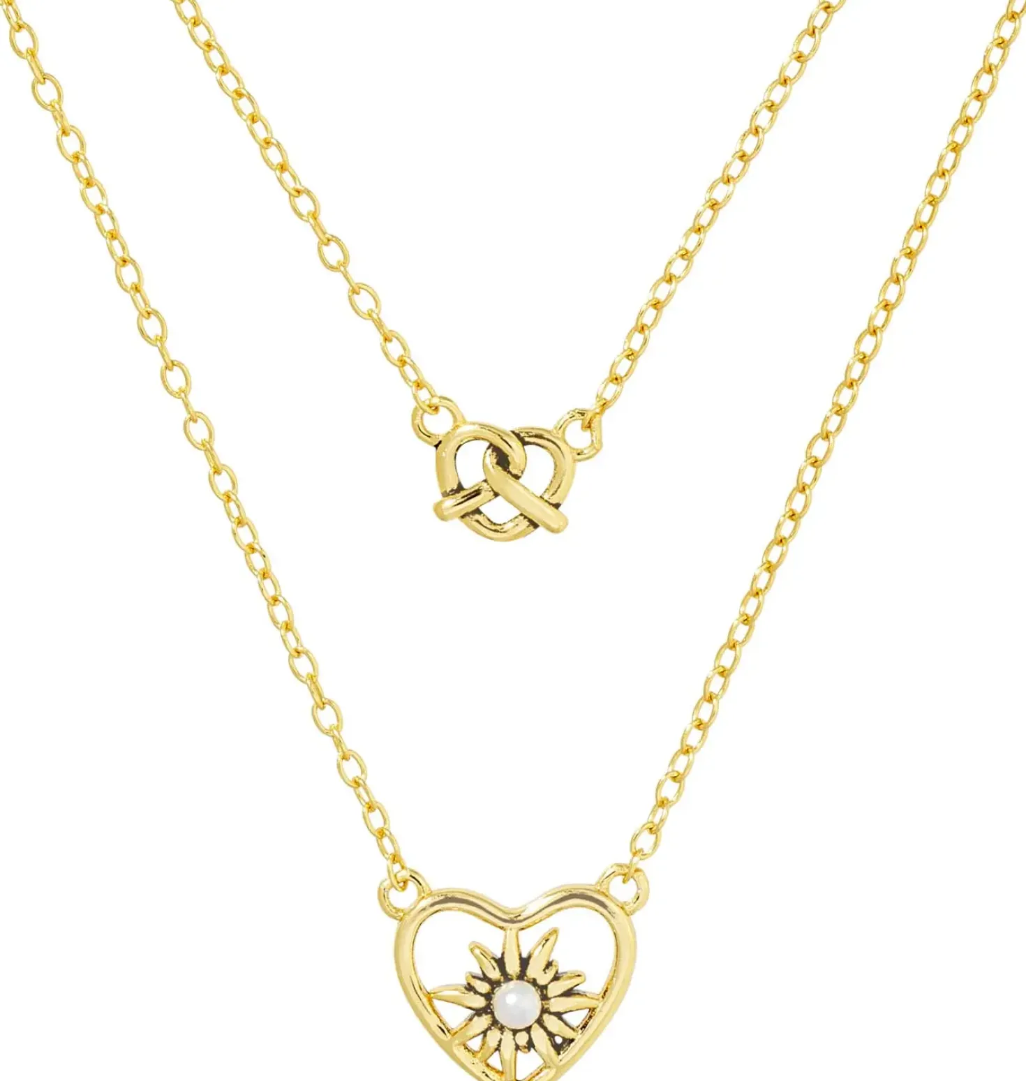 Kette - Edelweiß Heart