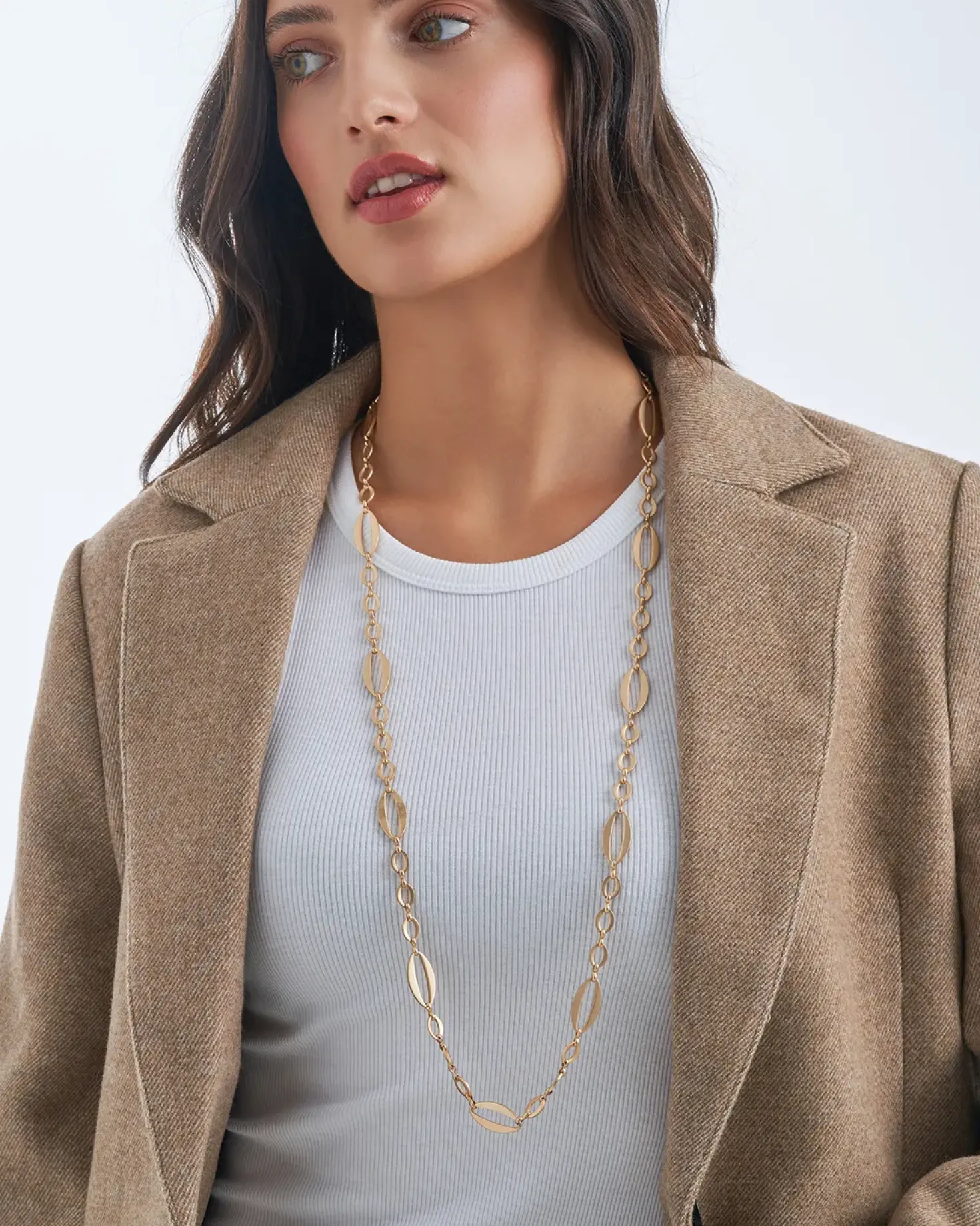 Kette - Flat Gold