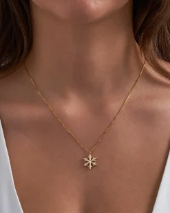 Kette - Golden Snowflake
