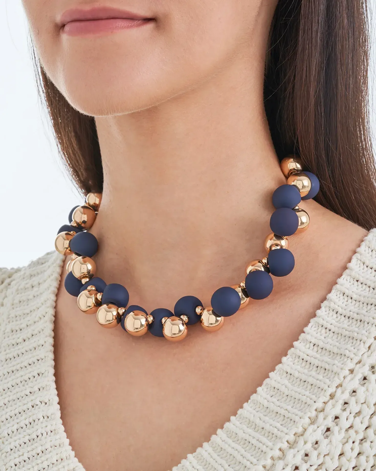 Kette - Navy Pearls