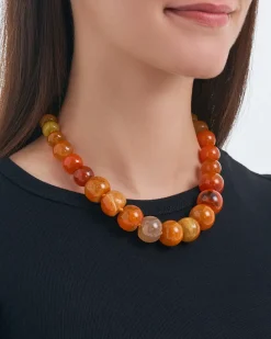Kette - Orange Agate