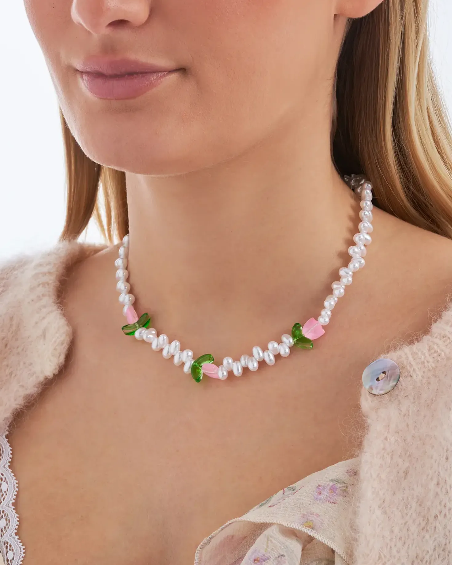 Kette - Pearly Tulip