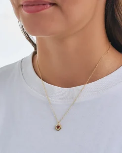 Kette - Red Zirconia