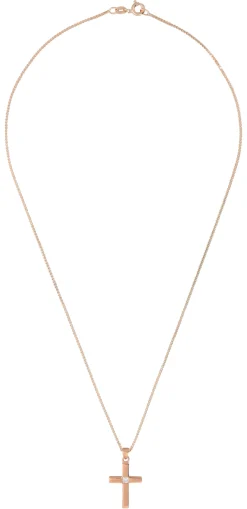 Kette - Rosé Cross Pendant