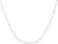 Kette - Silvery Hearts