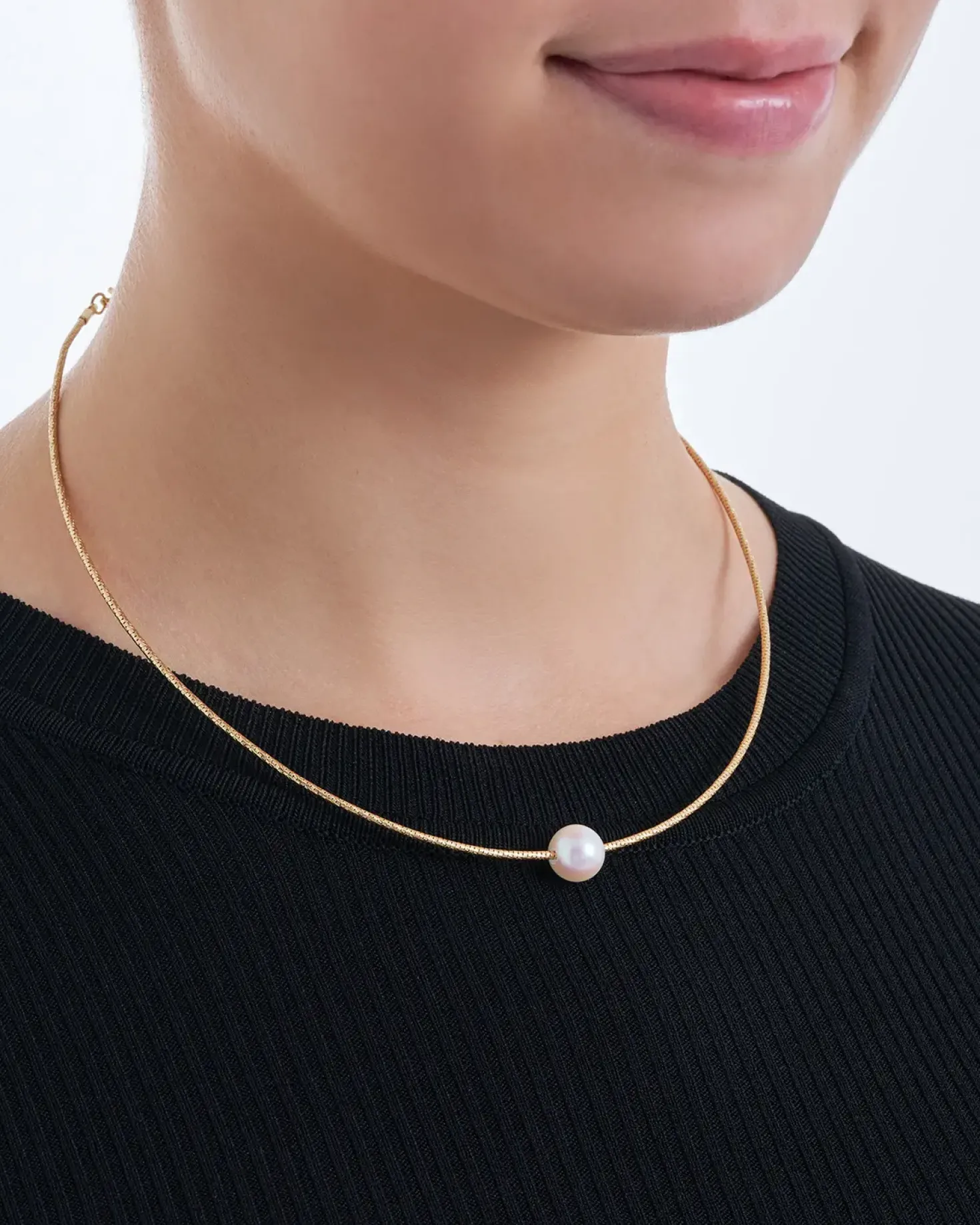 Kette - Single Pearl